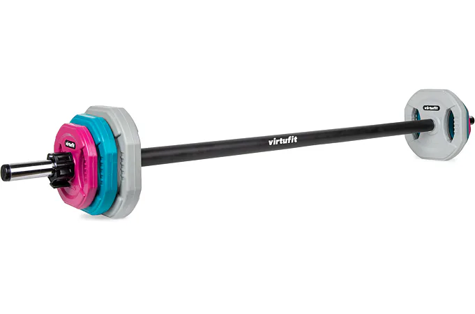 Aerobic Pump Set 20 kg VIRTUFIT Guma barevný