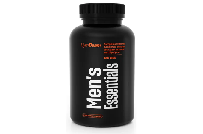 GymBeam Multivitamín Men‘s Essentials 120 tablet