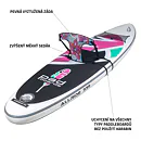 Sedačka pro paddleboard YATE MIDI květ univerzál