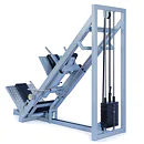 Posilovací stroj FITHAM Hacken dřep-legpress na cihly